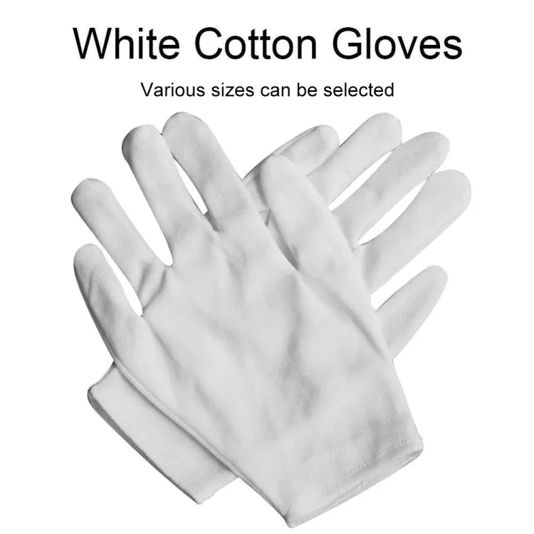 12 Pairs Labor Insurance Work Gloves, Cotton Double-sided