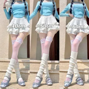 [40-50-60cm] Ballerina lace stockings leg warmers