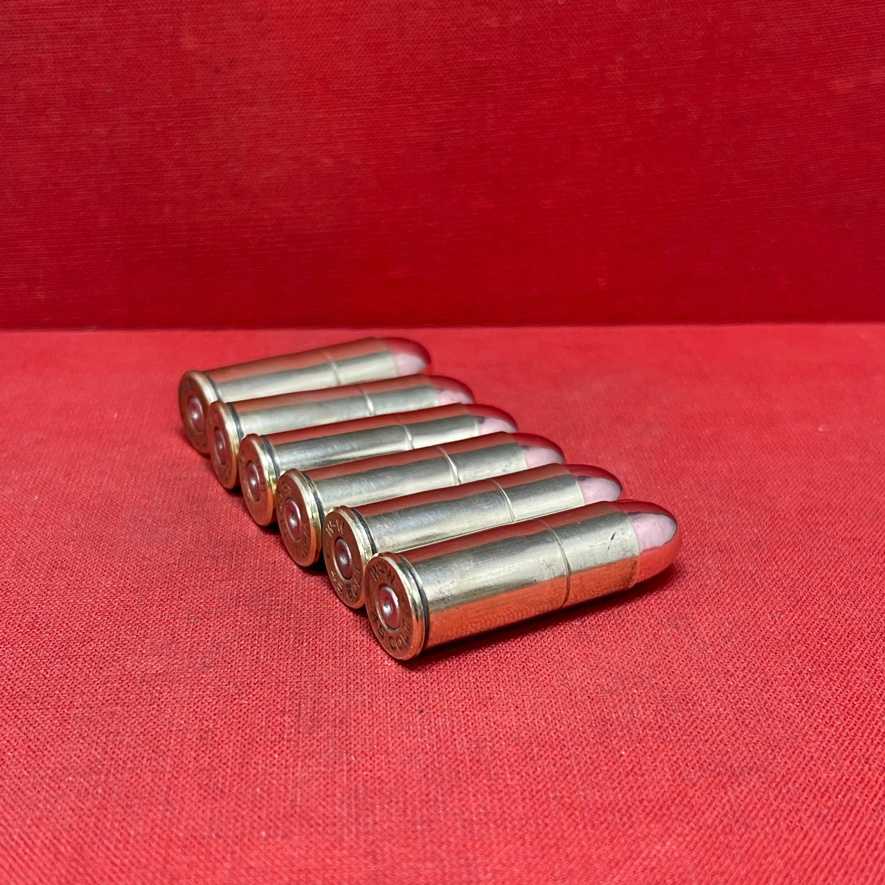 6 x INERT .45 Long Colt Round