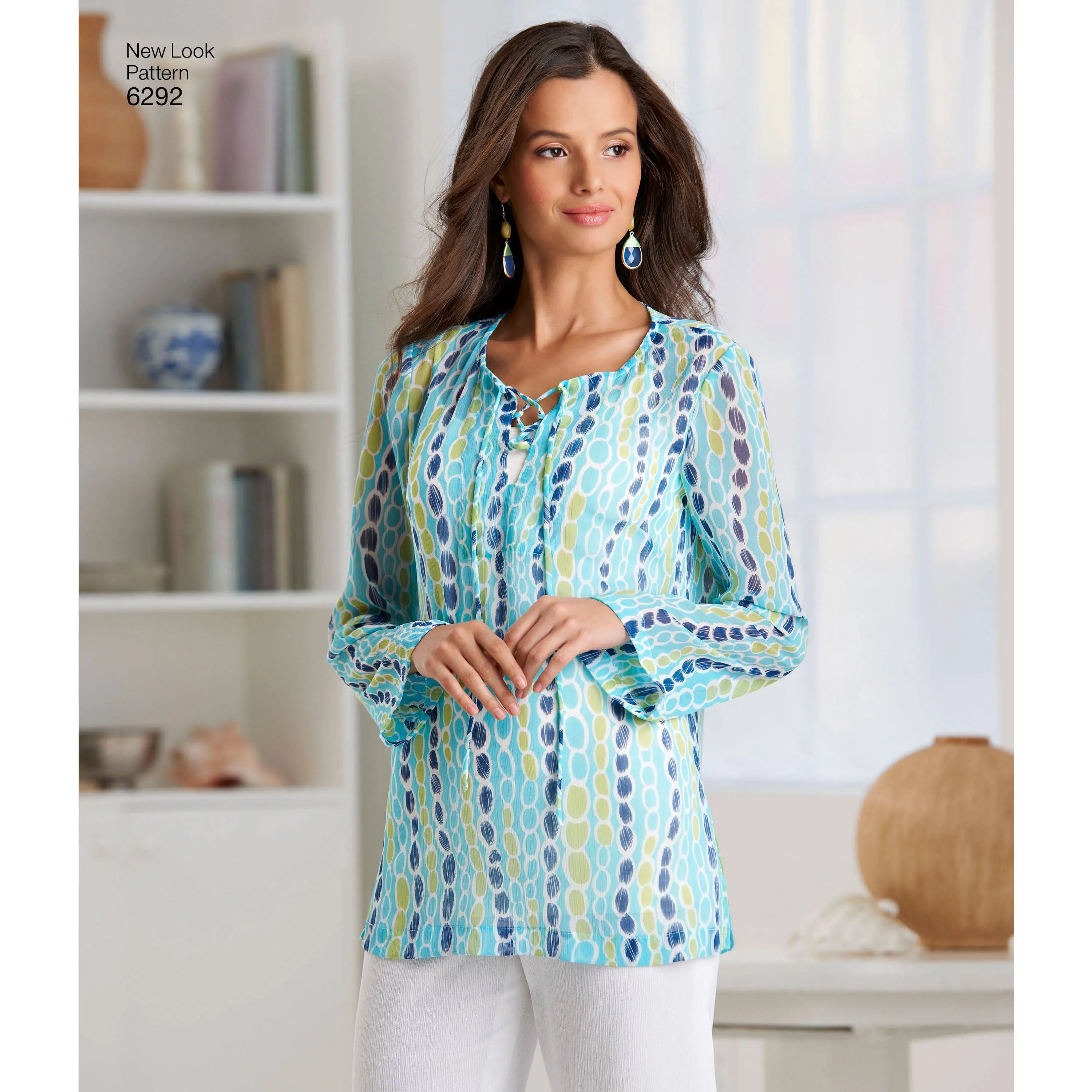 6292 Misses' Tunic or Top and Pull-on Pants