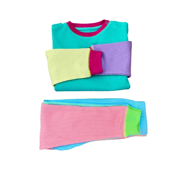 90’s Neon's Waffle Cotton Set