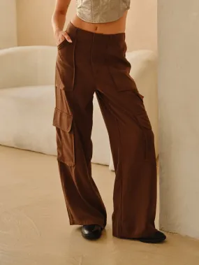 Aaron Cargo Pants - Brown