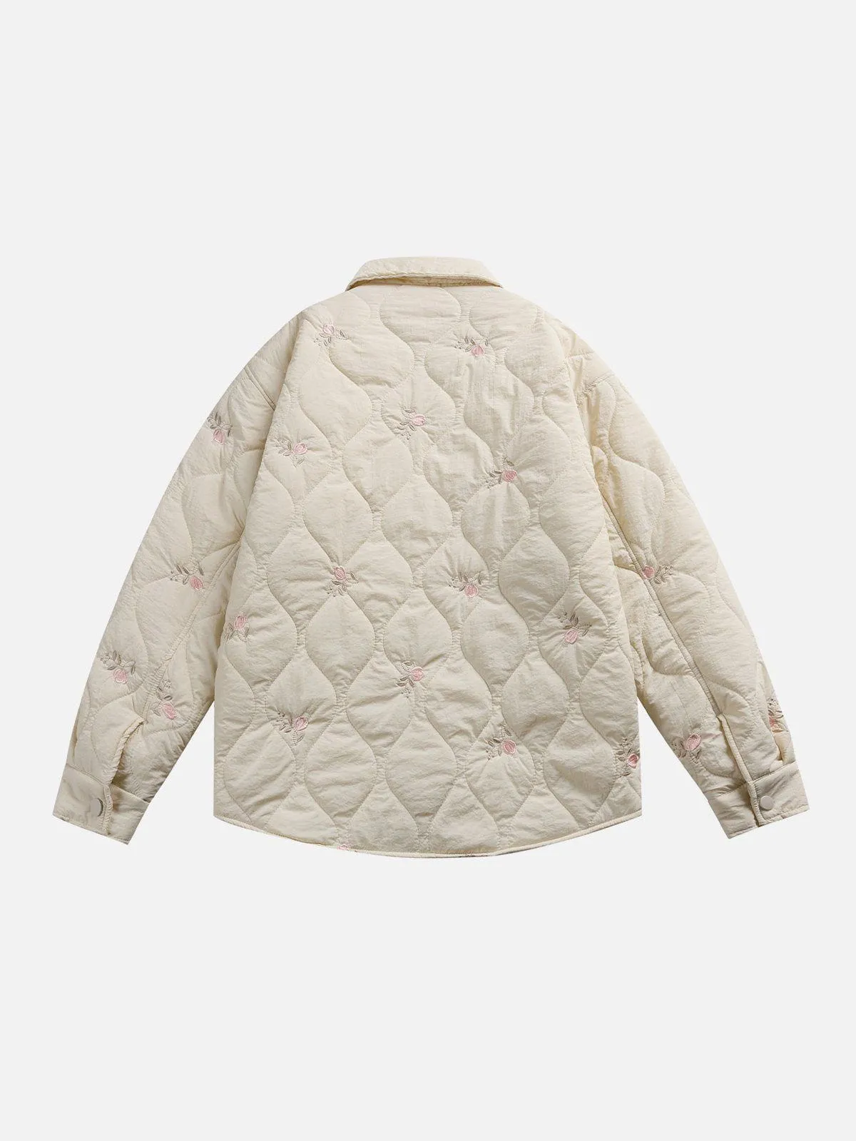 Aelfric Eden Embroidery Flower Puffer Jacket