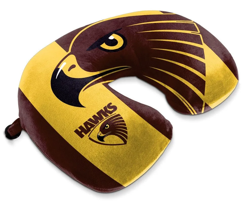 AFL Hawthorn Hawks Travel Pillow