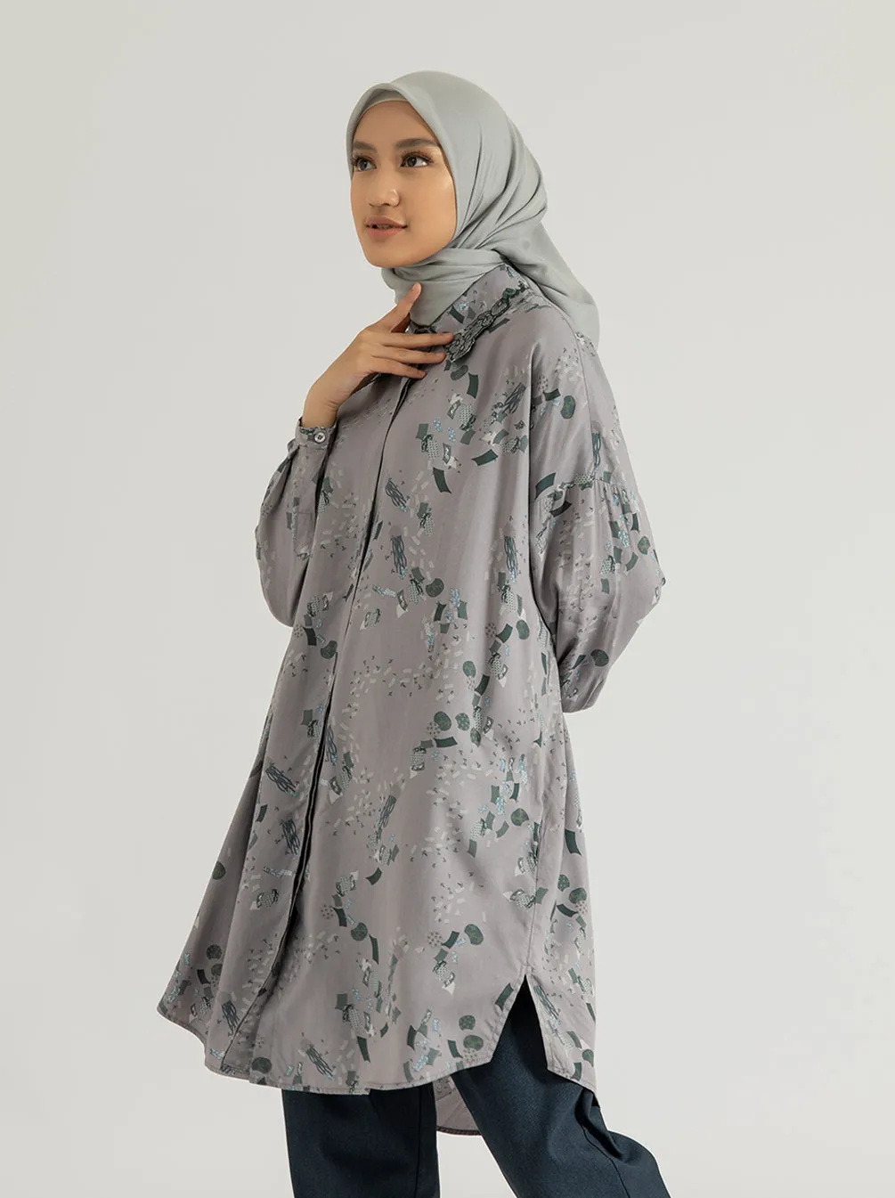 AKIRA TUNIC MISTY DUSK