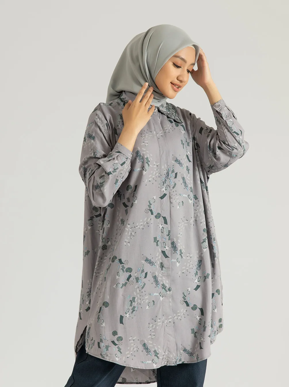 AKIRA TUNIC MISTY DUSK