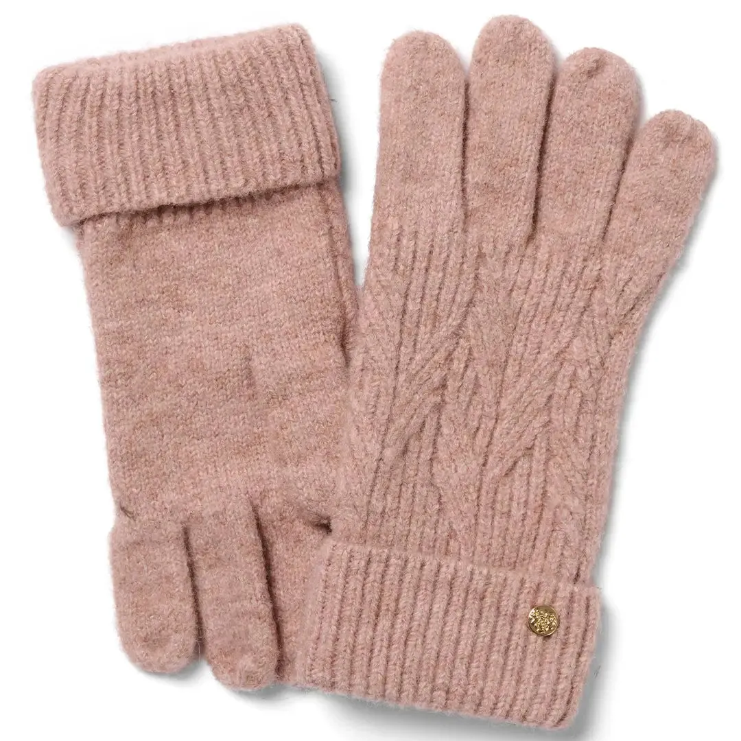 Alice Knitted Wool Gloves - Dusk by Failsworth