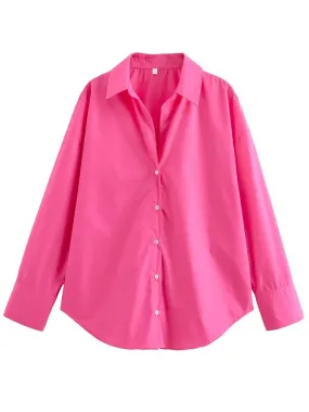 Annabelle Long Sleeve Poplin Shirt