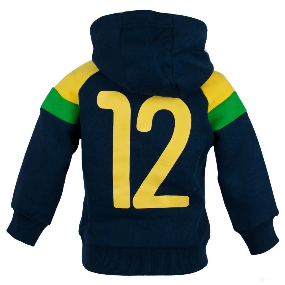 Ayrton Senna Kids Sweater, Racing, Blue, 2020