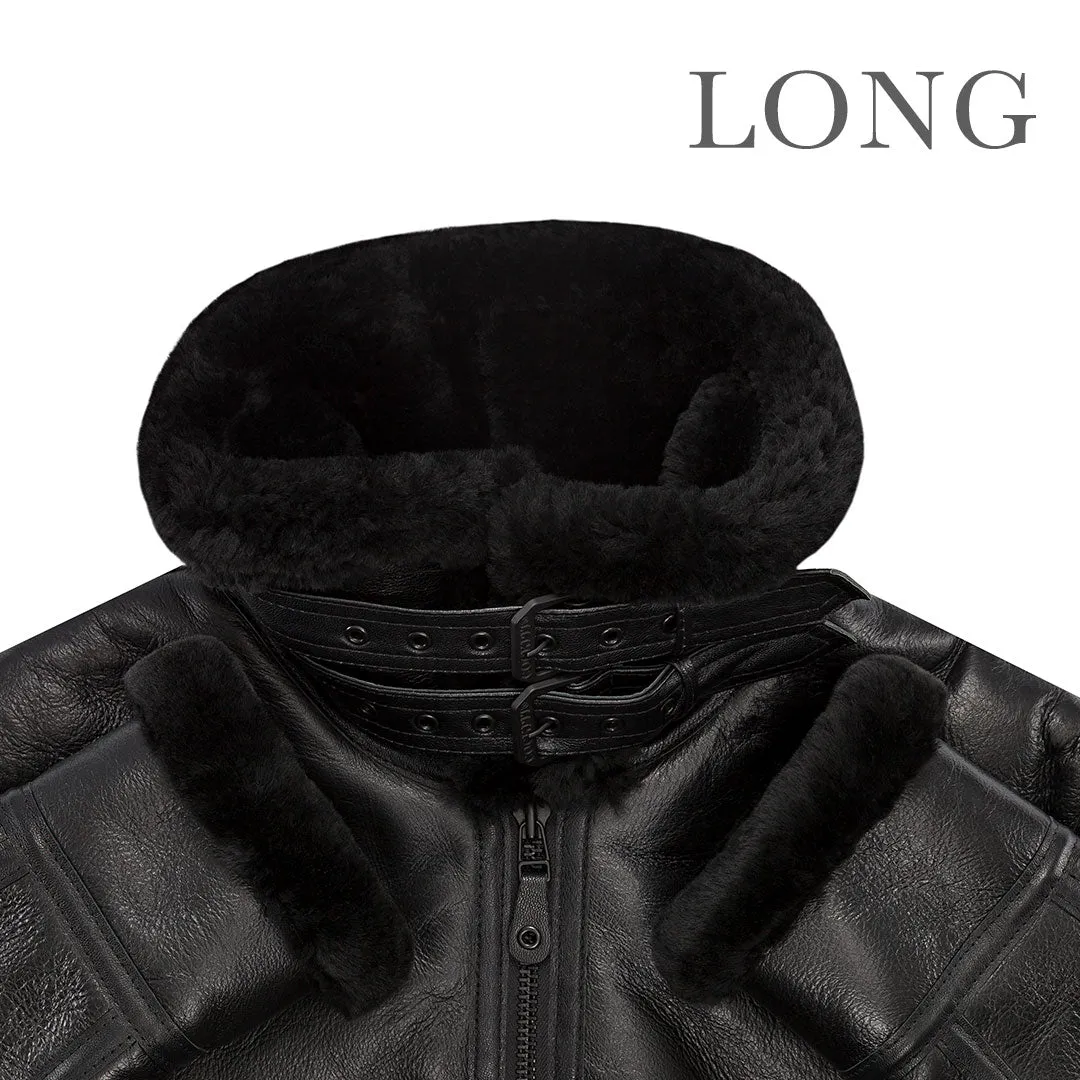 B-3 Sheepskin Jacket-Long Z2102BML