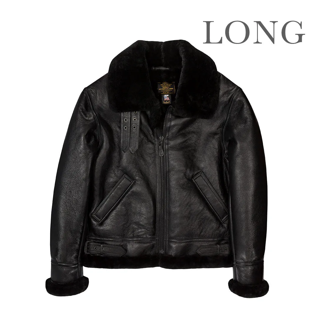 B-3 Sheepskin Jacket-Long Z2102BML