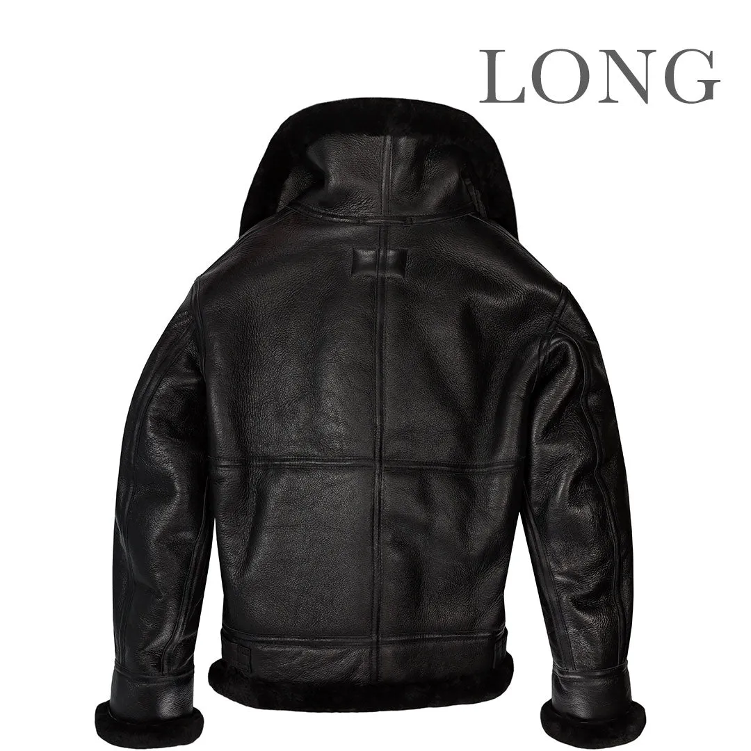 B-3 Sheepskin Jacket-Long Z2102BML