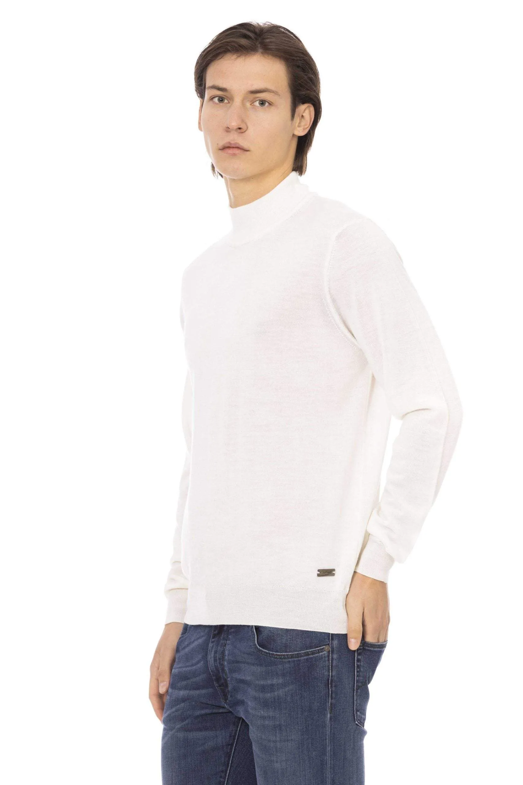 Baldinini Trend White Sweater