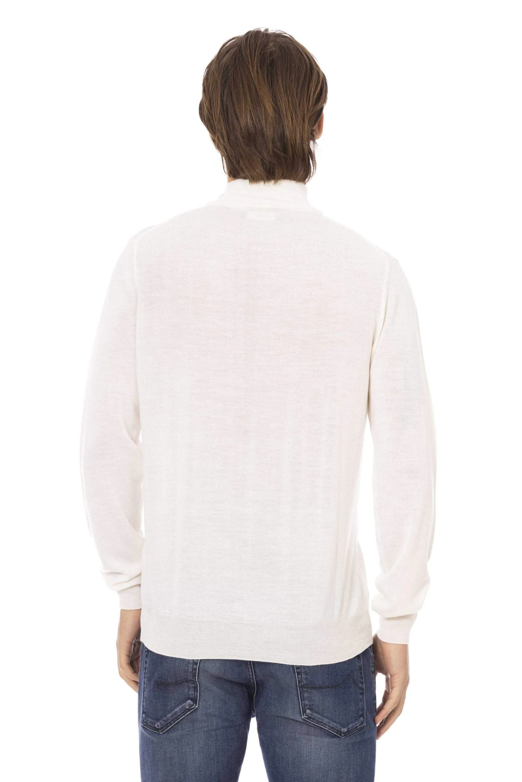 Baldinini Trend White Sweater