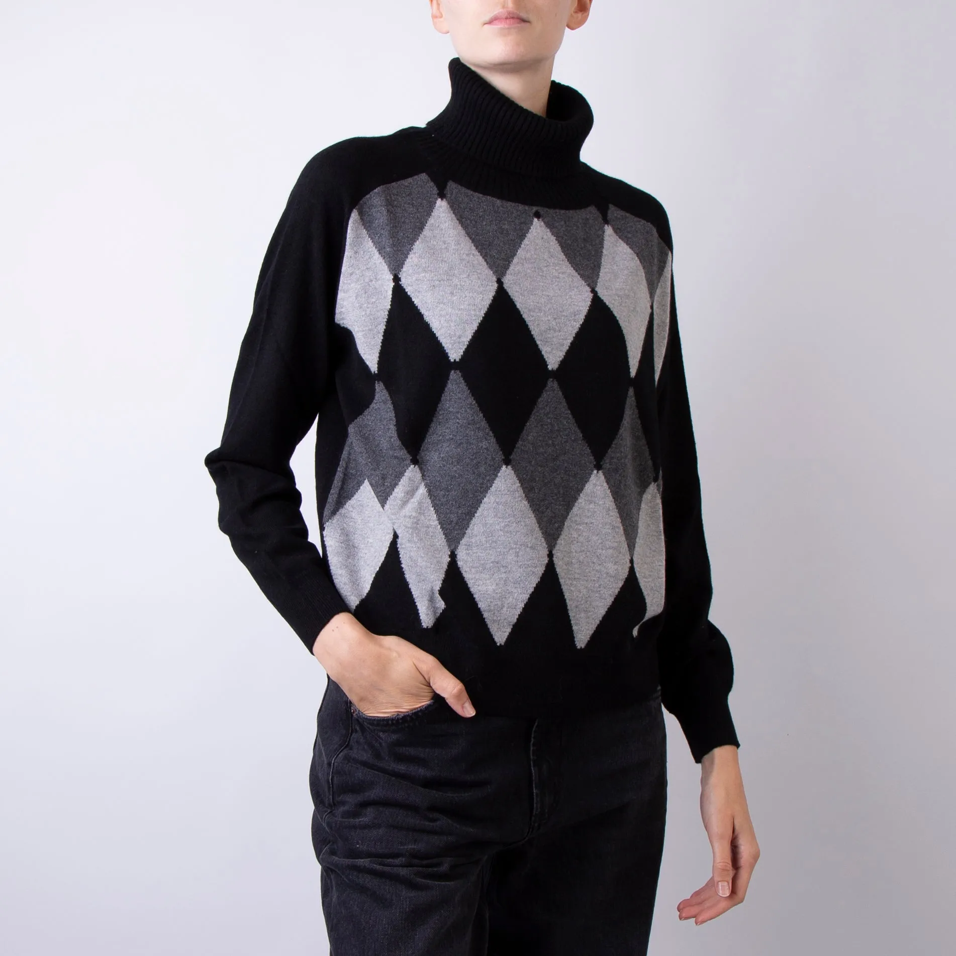 BALLANTYNE SWEATER B1P734 12KG6 95751 BICOLOR