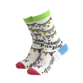 Bamboo Gift Socks - Penblwydd Hapus - Women's