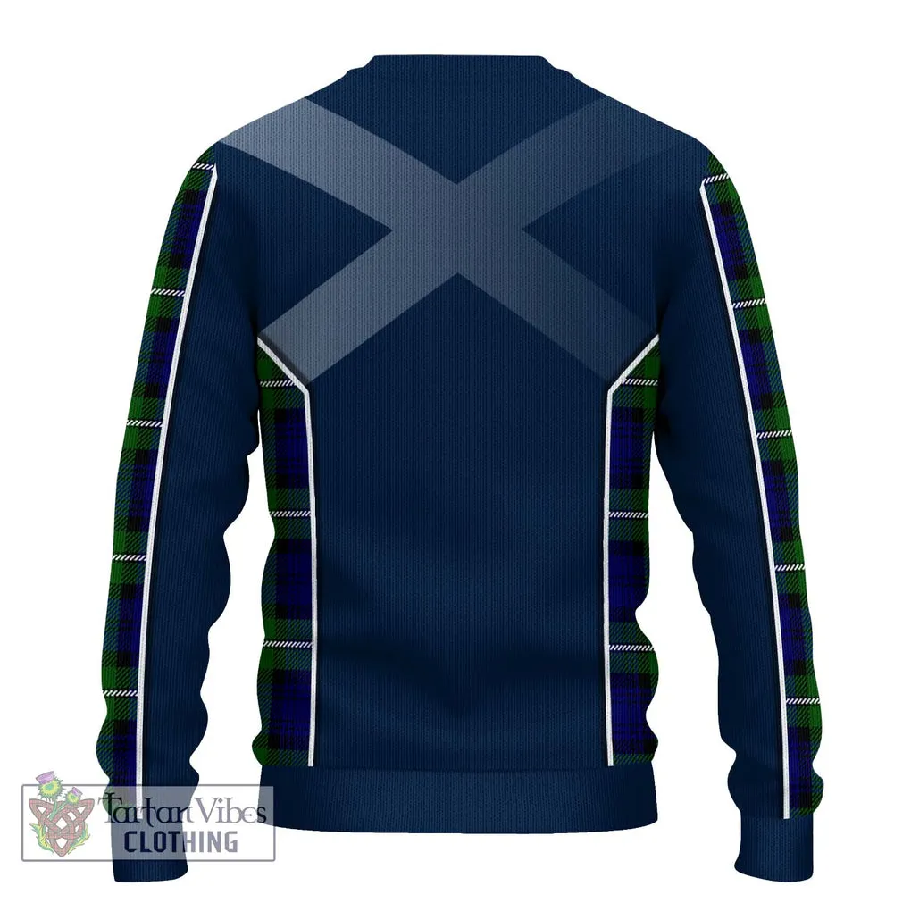 Bannerman Tartan Ugly Sweater with Family Crest and Lion Rampant Vibes Sport Style