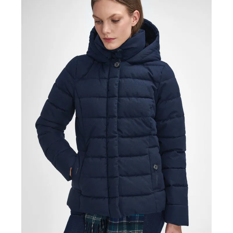 Barbour Camellia Puffer Ladies Jacket - Dark Navy