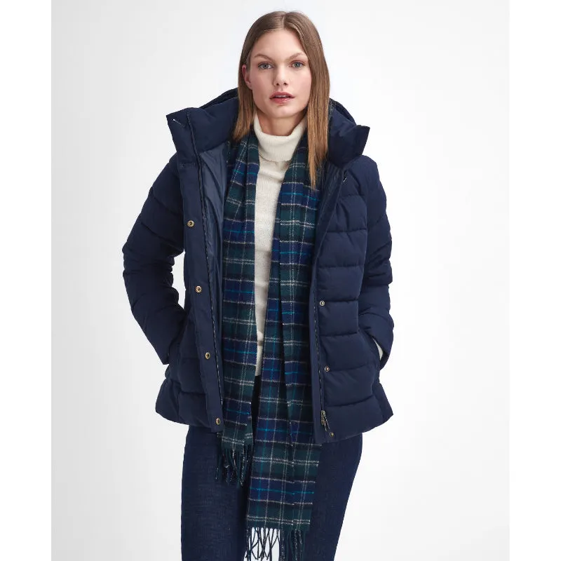 Barbour Camellia Puffer Ladies Jacket - Dark Navy