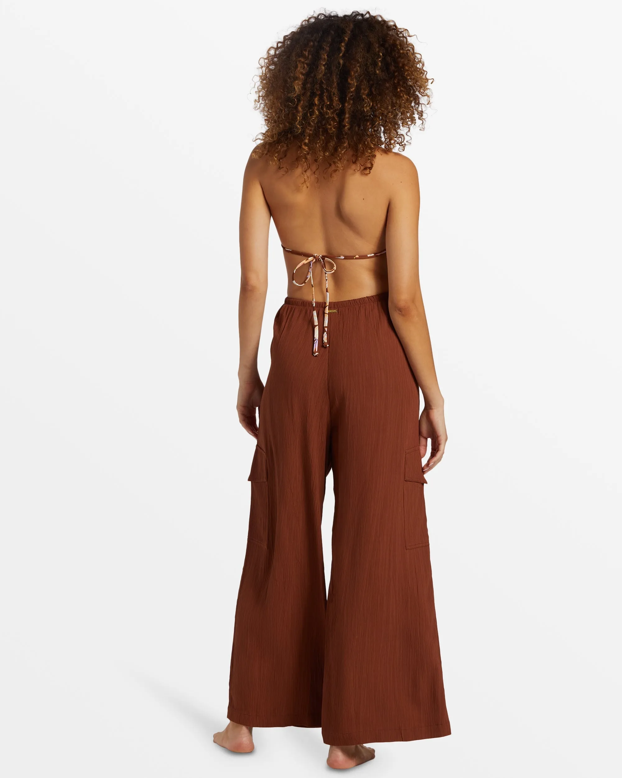 Beach Babe Cargo Pants - Toasted Coconut