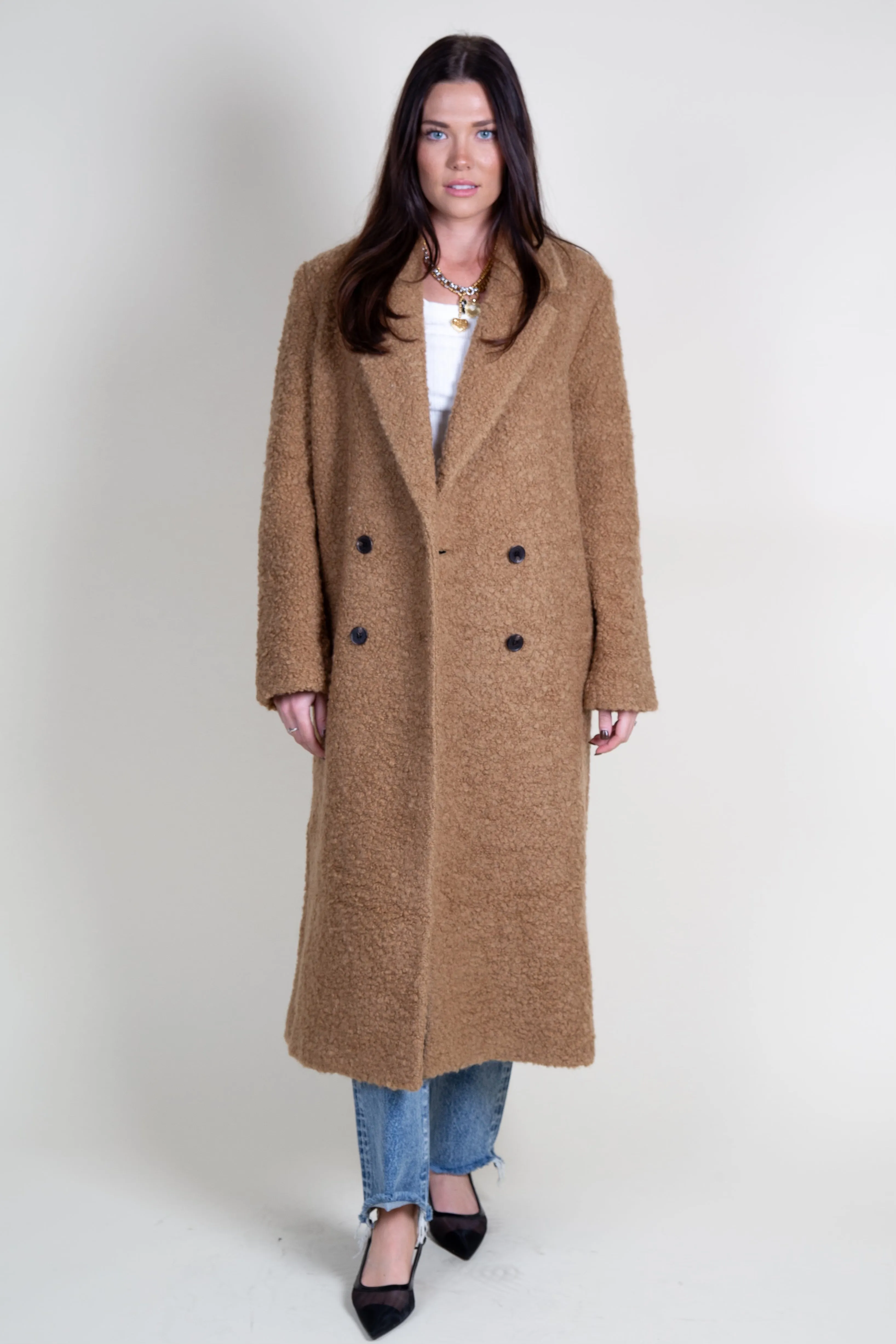 BEC   BRIDGE | Cheyenne Longline Coat - Caramel