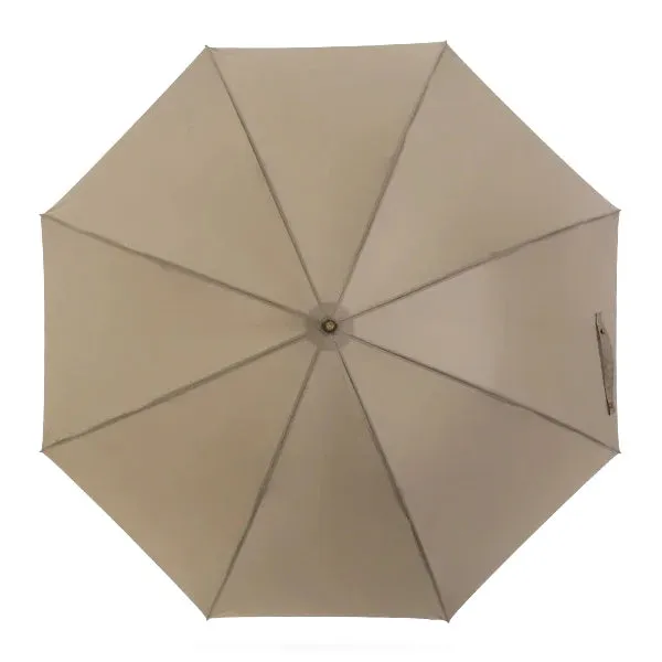 Beige Strong Wooden Umbrella