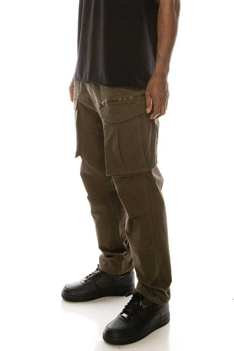 Big Cargo Zipper Color Pants