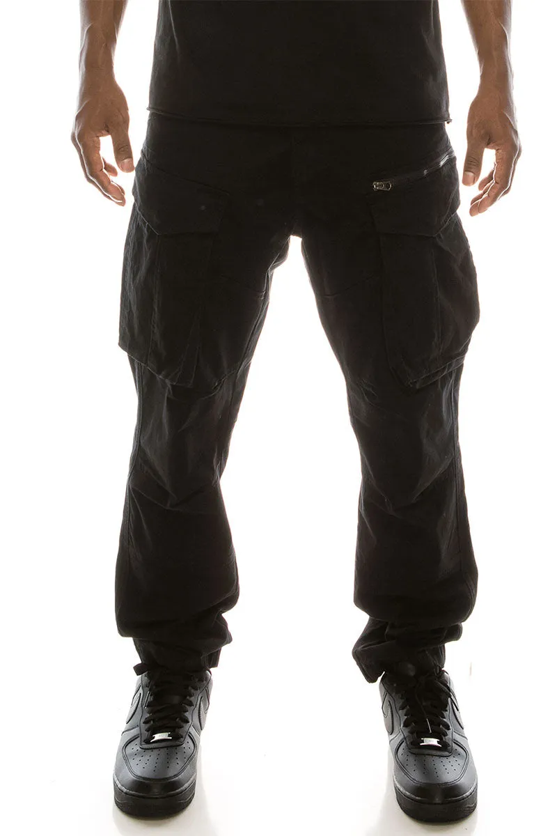 Big Cargo Zipper Color Pants