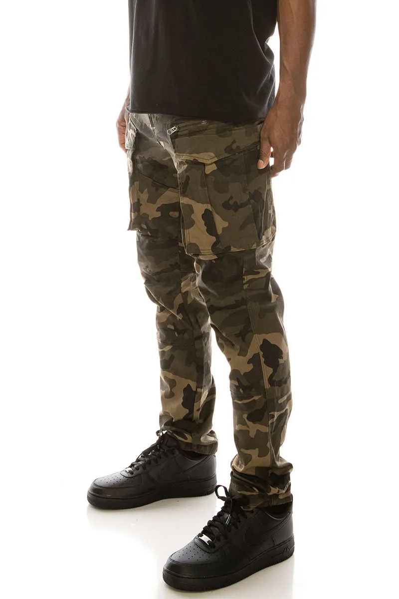 Big Cargo Zipper Color Pants