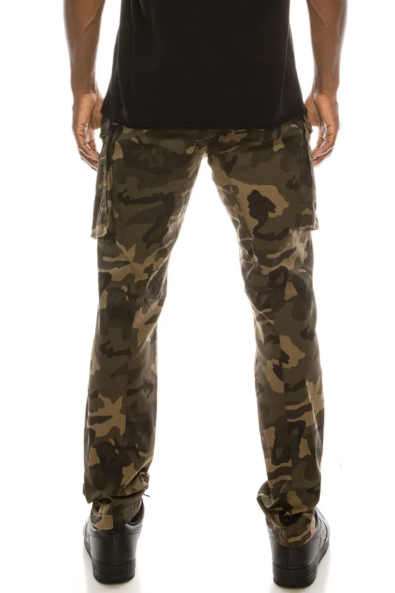 Big Cargo Zipper Color Pants