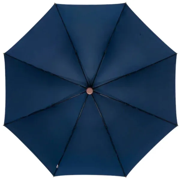 Black & Blue Strong Wooden Umbrella