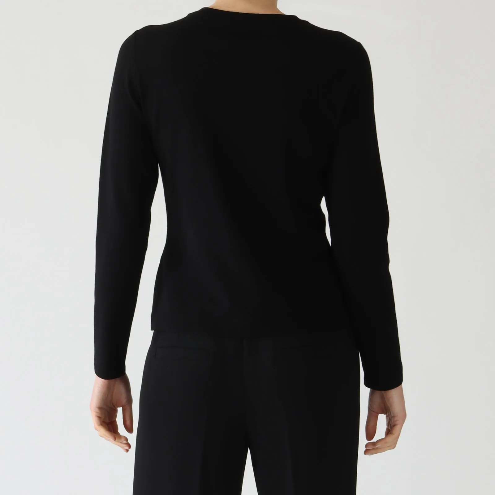 Black Crew Neck Sweater