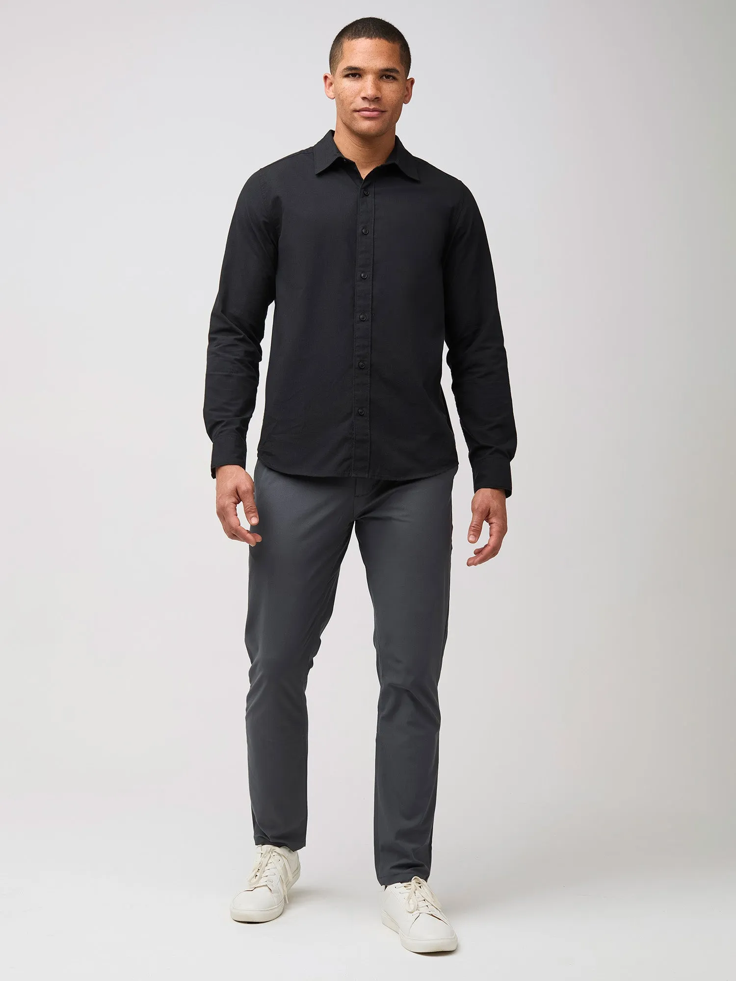 Black Long Sleeve Button Up