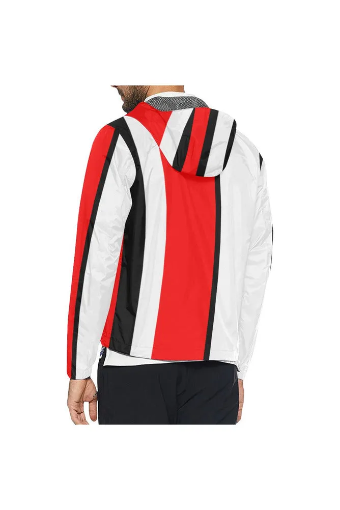 Boldly Striped Windbreaker