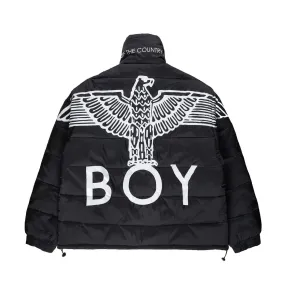 BOY EAGLE REVERSIBLE JACKET WOMENS - BLACK/SILVER