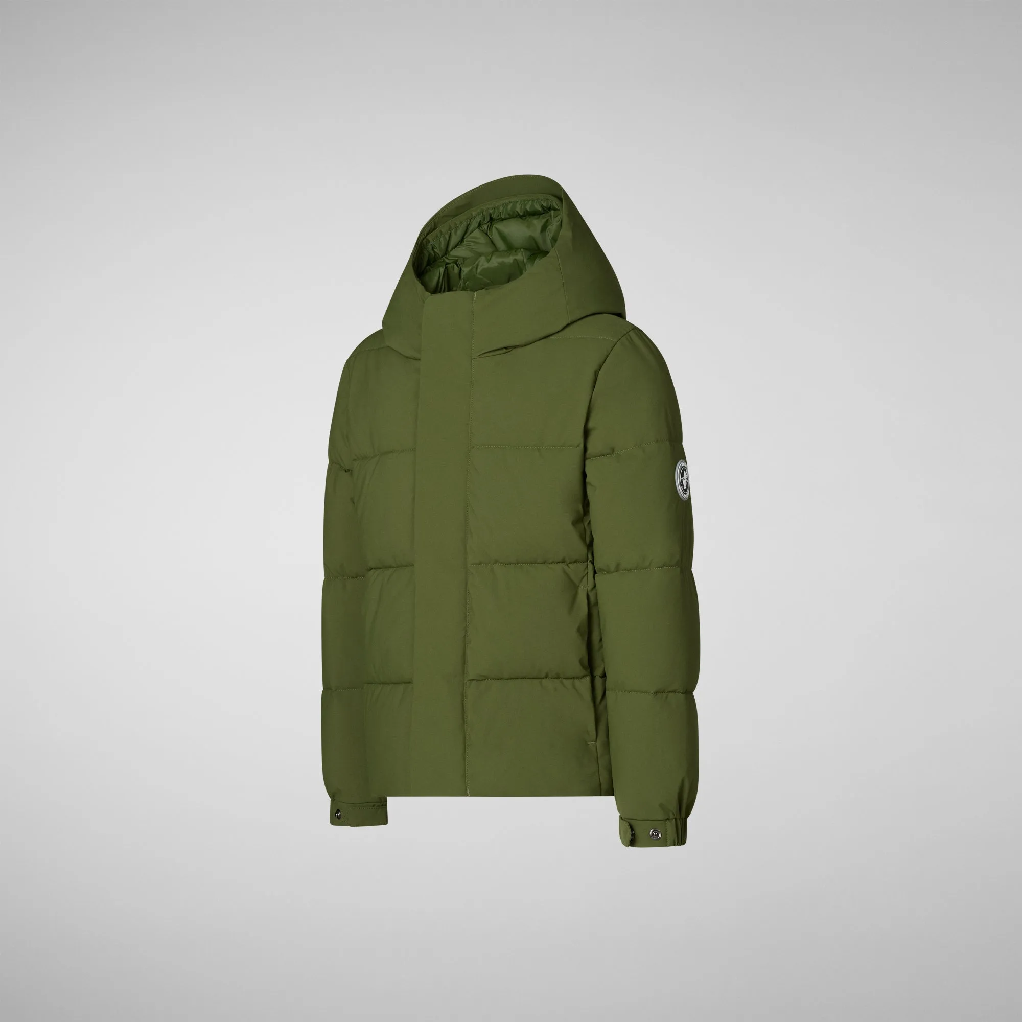 Boys' animal free puffer norwood in moss green