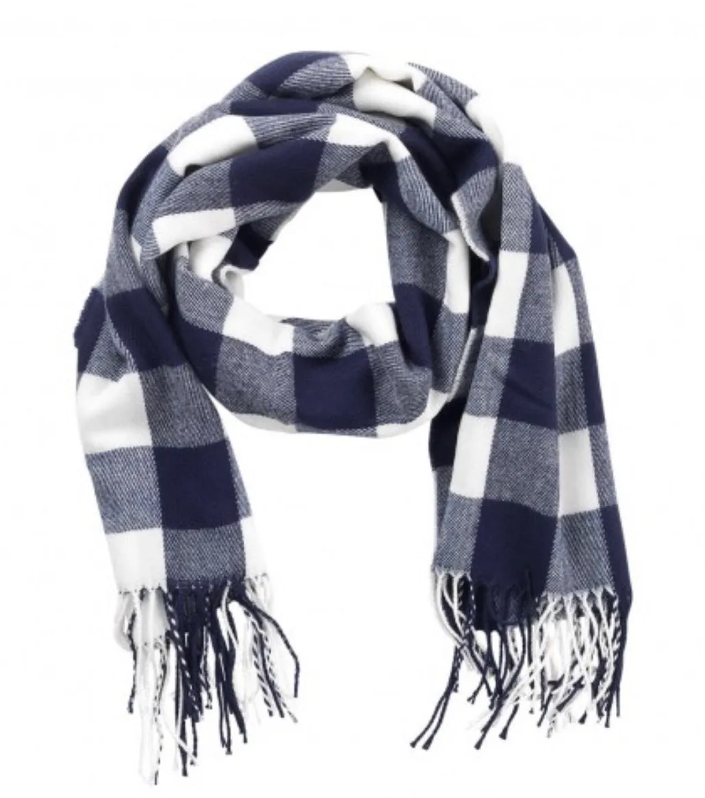 Buffalo check scarfs