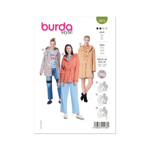 Burda Coat and Jacket 5923