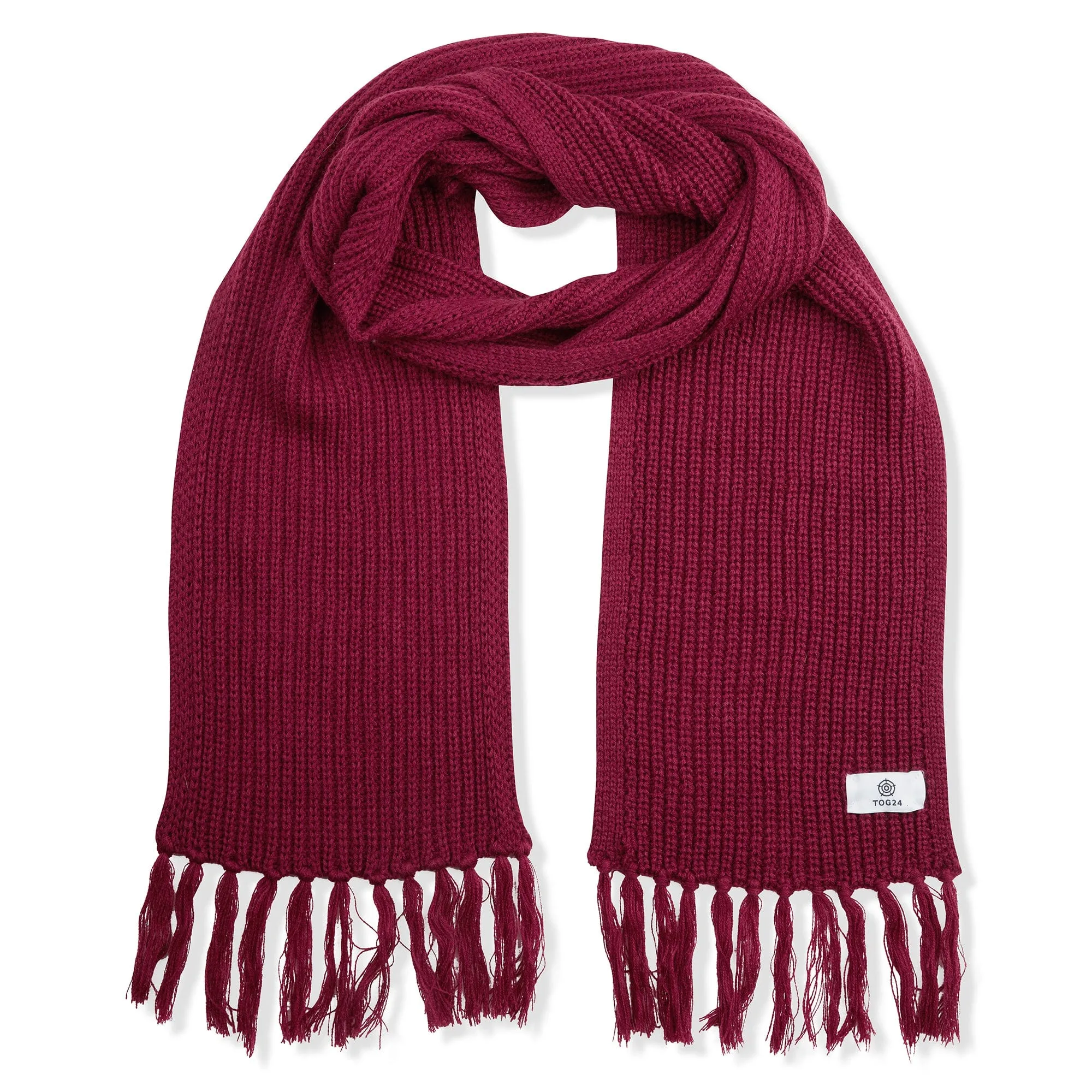 Burrell Scarf - Raspberry