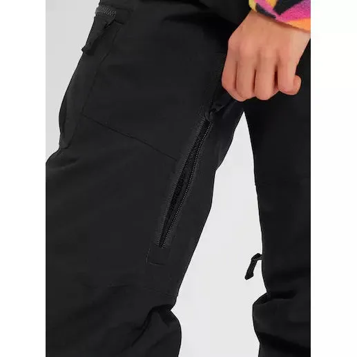 Burton Girls' Elite 2L Cargo Snowboard Pants True Black