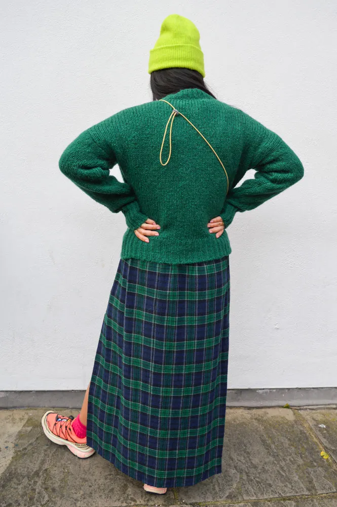 By-Bar Sonny Bulky Peacock Green Pullover