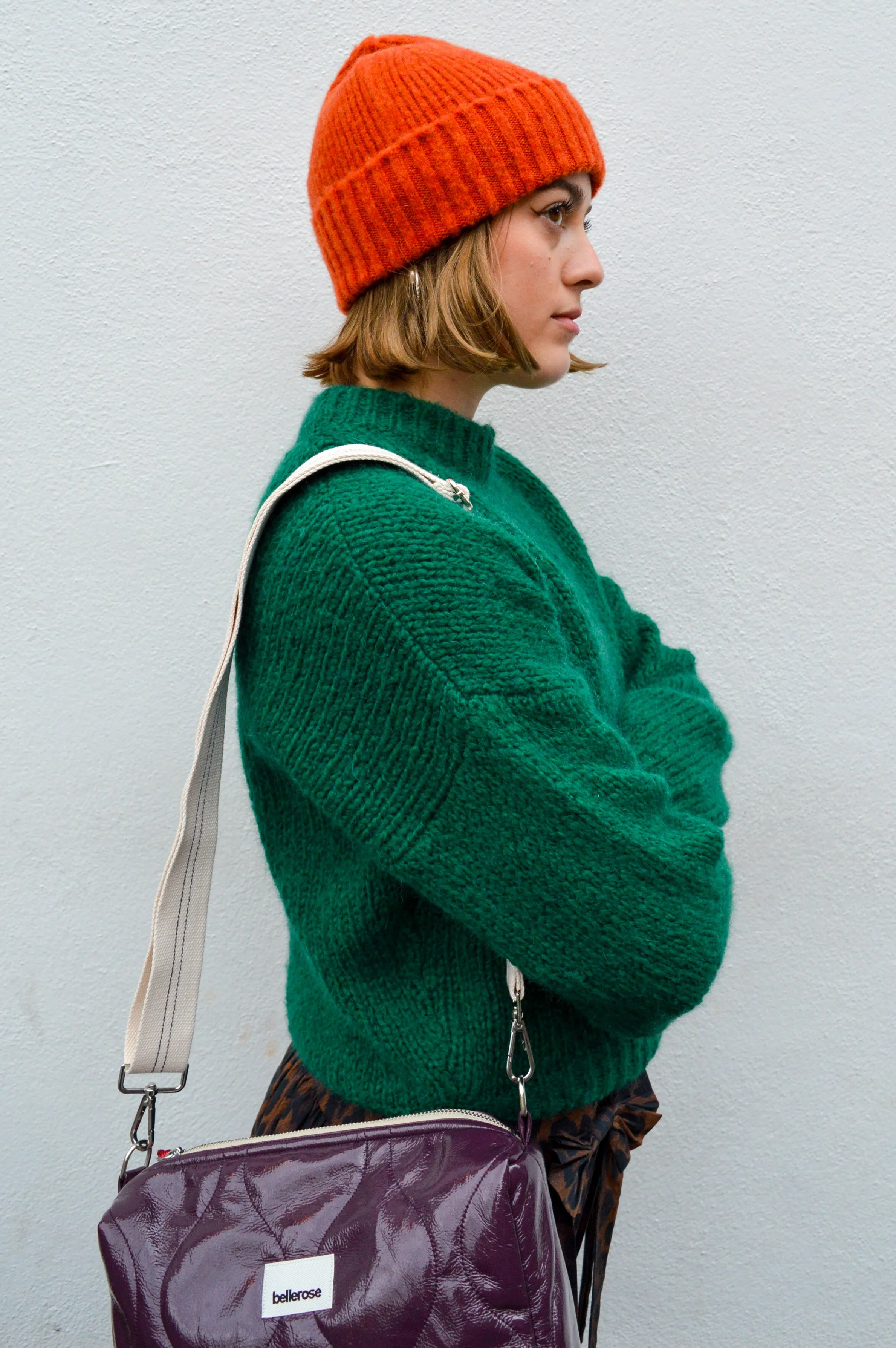 By-Bar Sonny Bulky Peacock Green Pullover