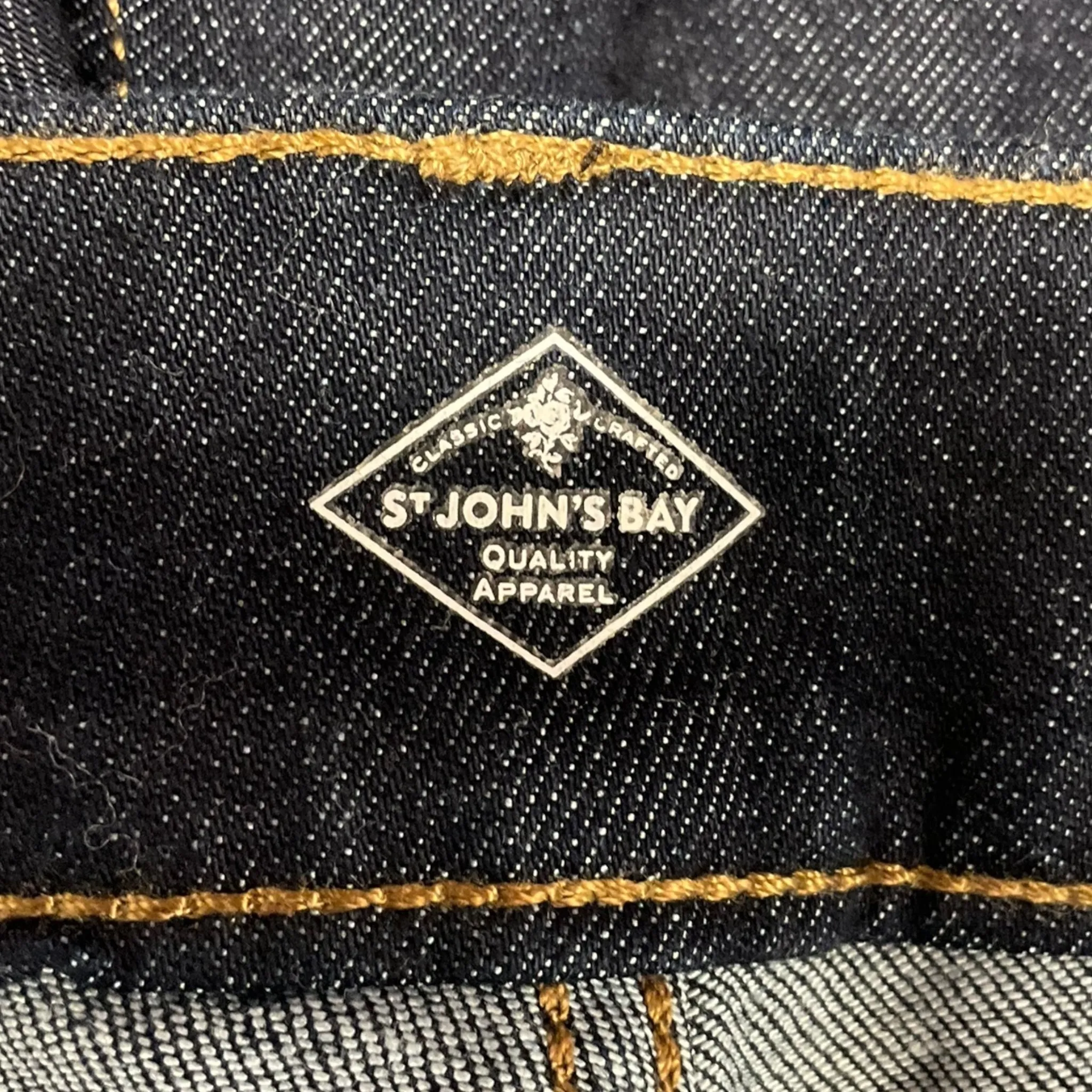 Capris By St Johns Bay In Blue Denim, Size: 20