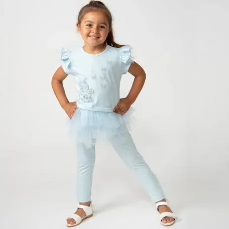 Caramelo Kids - pale blue 2 piece legging set