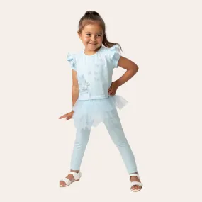 Caramelo Kids - pale blue 2 piece legging set