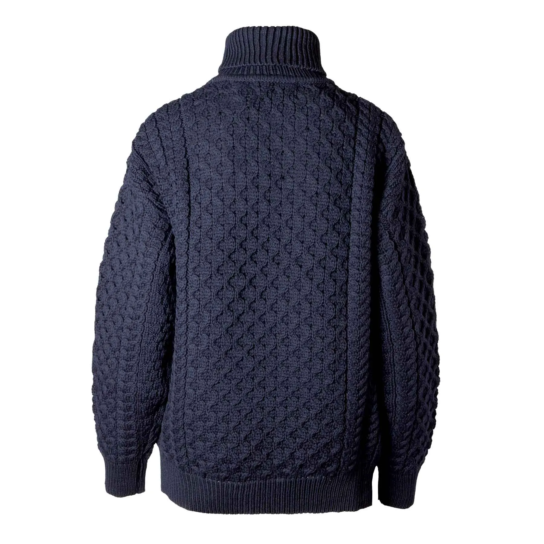 Carrick Unisex Turtleneck Sweater - Navy