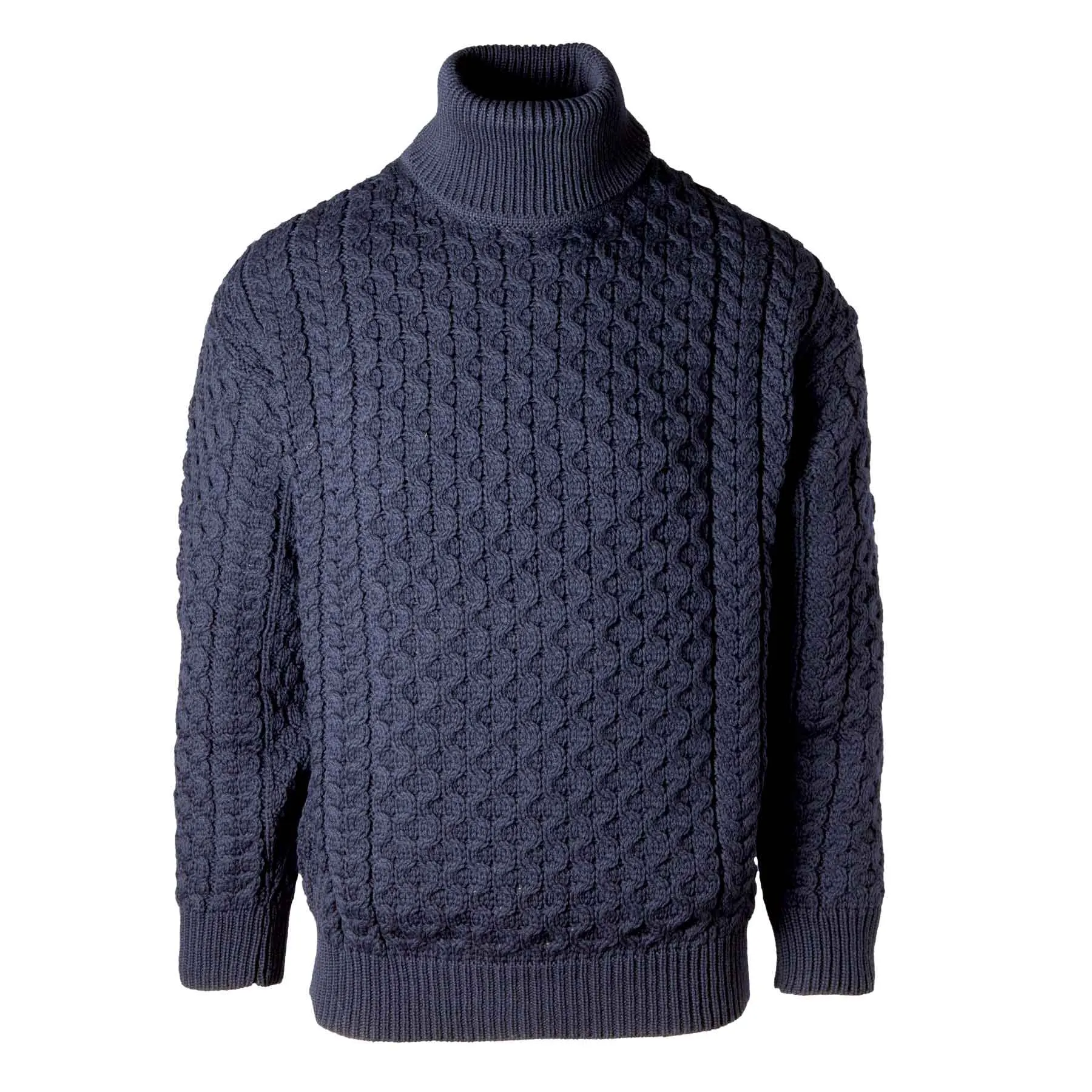 Carrick Unisex Turtleneck Sweater - Navy