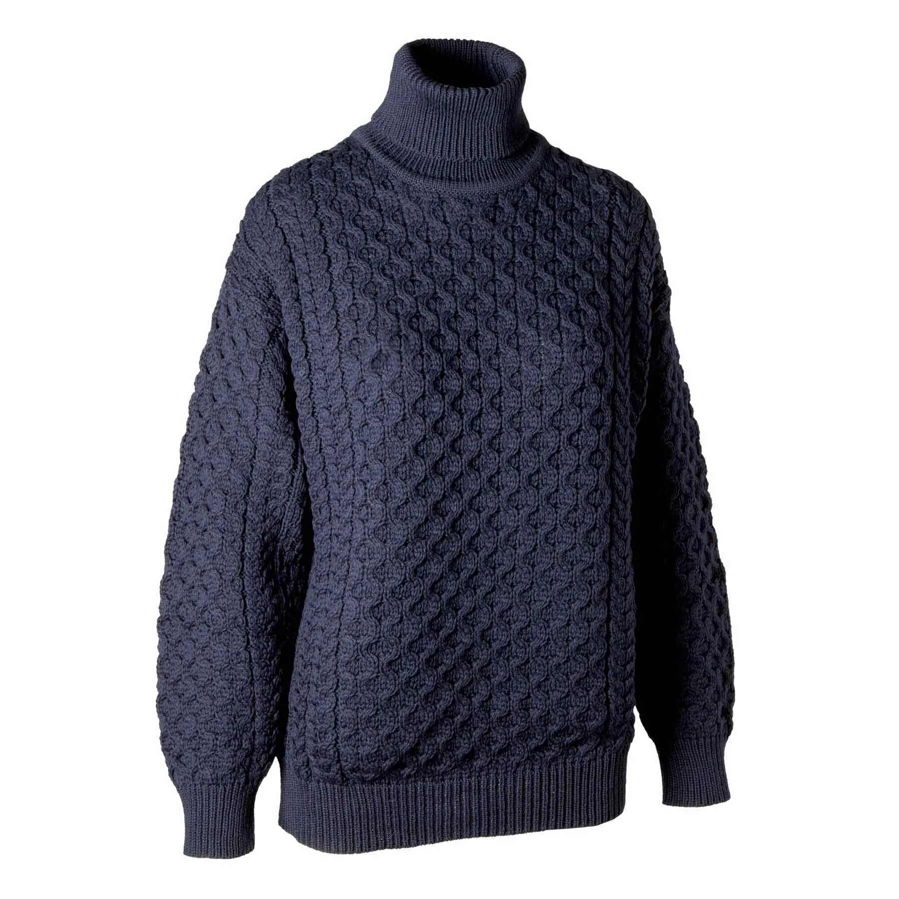 Carrick Unisex Turtleneck Sweater - Navy