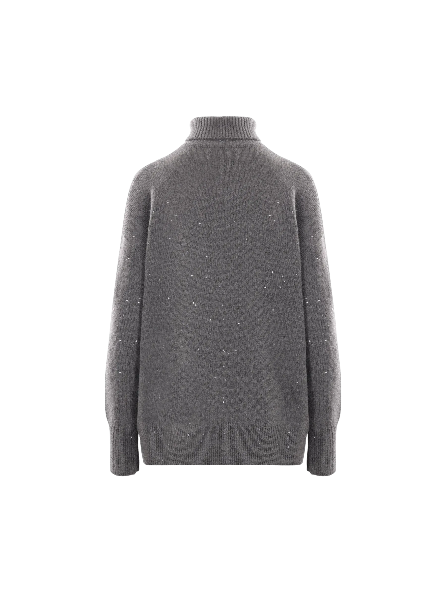 Cashmere Silk Turtleneck Sweater