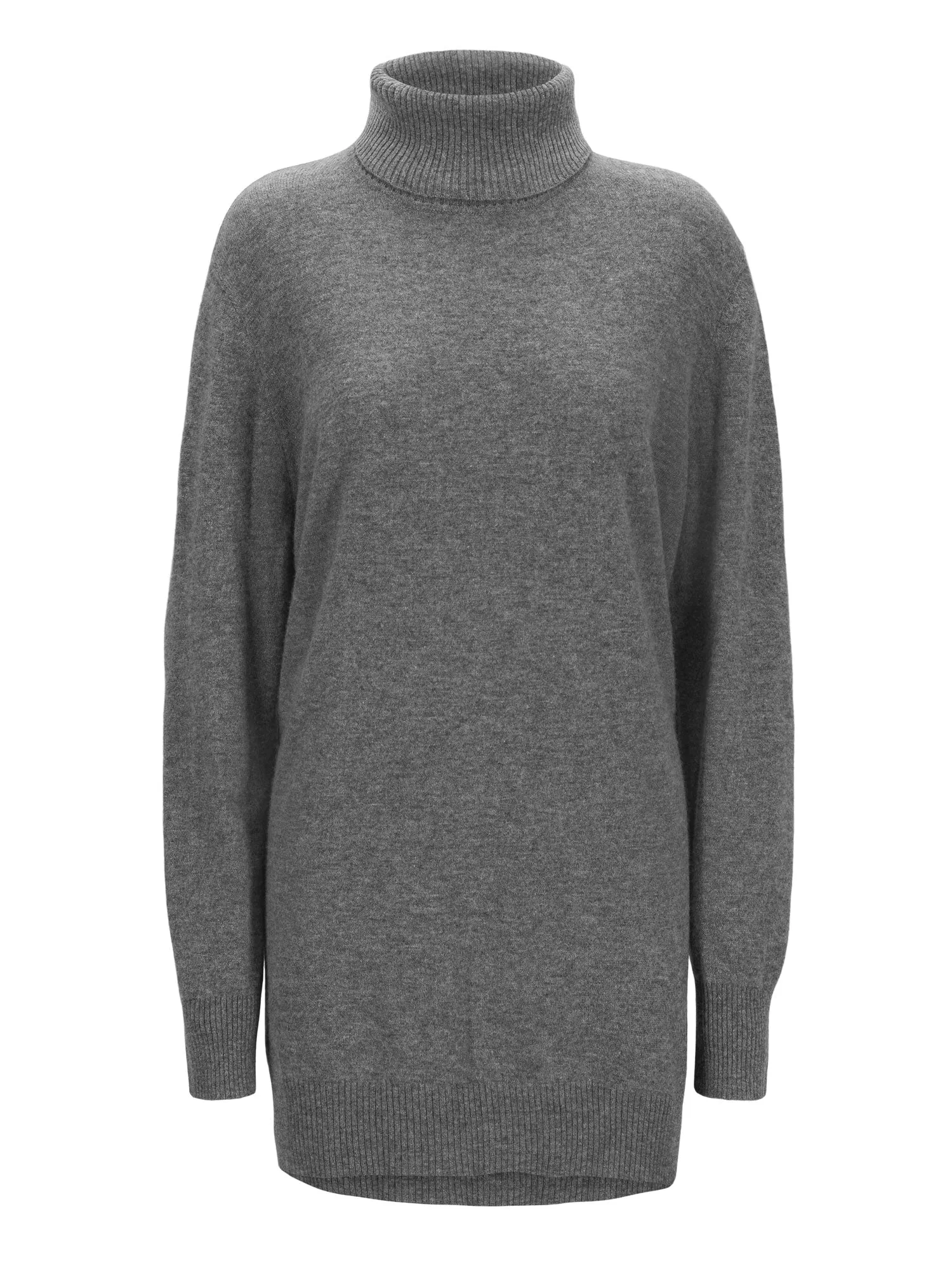 Cashmere sweater "Dagny polo" - dark grey